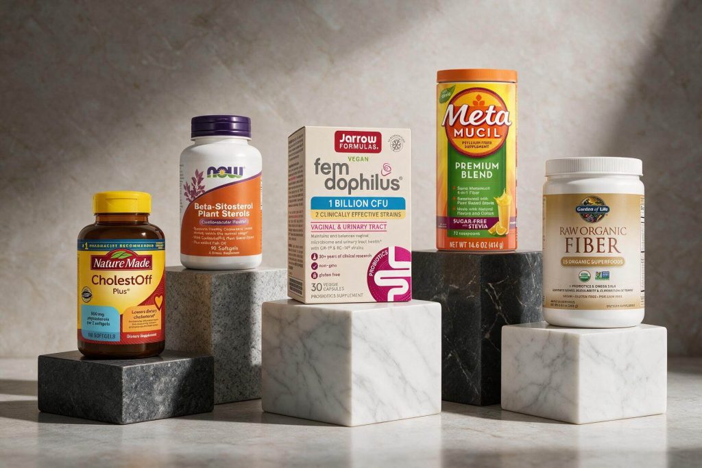 Top Plant Sterol & Fiber Supplements