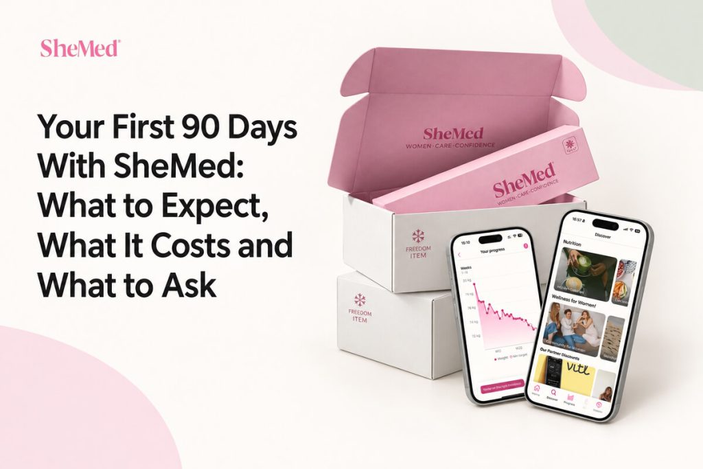 Your First 90 Days With SheMed: What to Expect, What It Costs and What to Ask